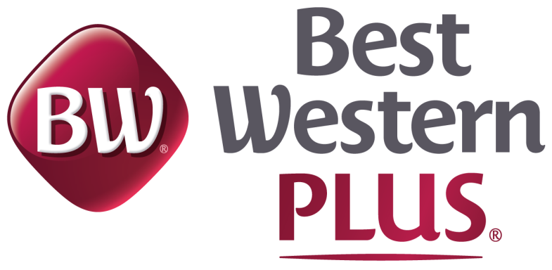 Best Western Plus logo featuring "BW" in a red and black design.